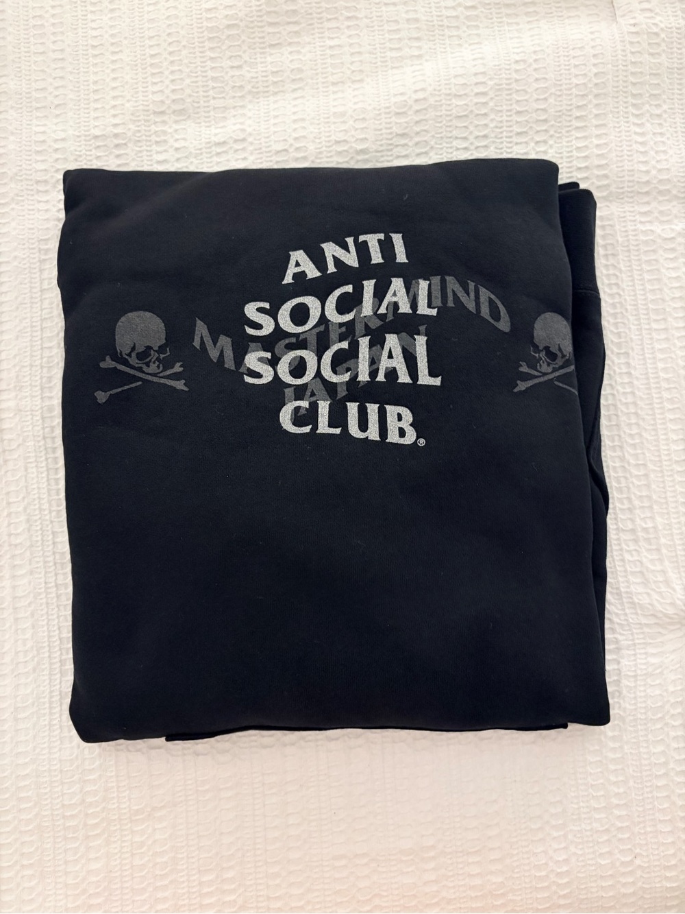NWT Anti Social Social Club x Mastermind Japan Black Hoodie Medium